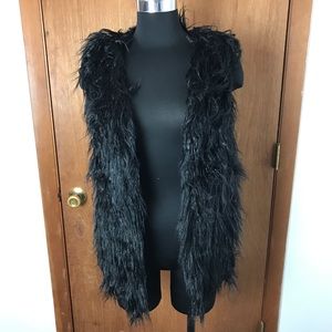 Faux fur vest